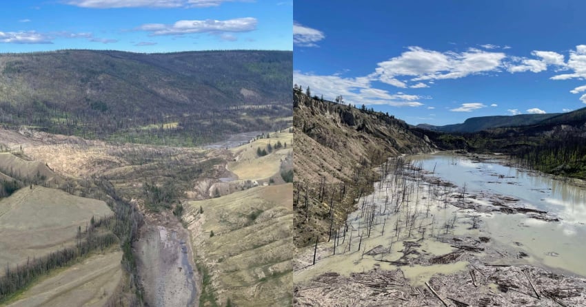 ‘Immediate Danger’: Major Landslide Blocks Entire Chilcotin River ...