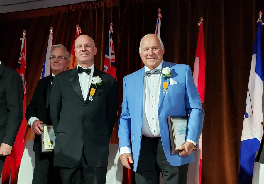 <who>Photo courtesy of KF Aerospace</who>Barry Lapointe was inducted into the Canadian Aviation Hall of Fame in 2019.