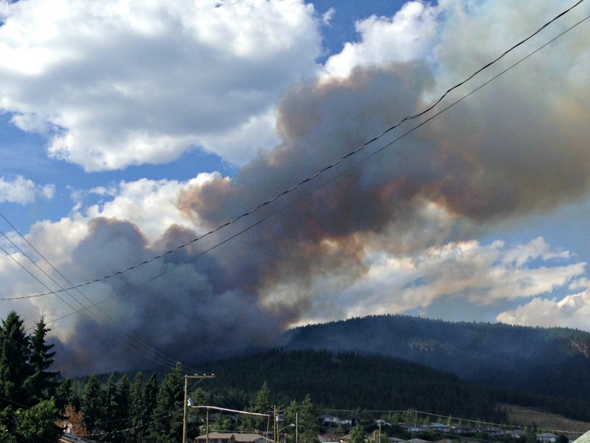 Fire Reported in Smith Creek Area of West Kelowna