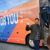 BC election campaign officially starts; Eby campaign bus on road