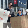 Canadians in several cities join 'Tesla Takedown' protests against Musk and Trump