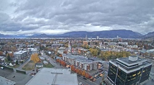 Kelowna weather: Chance of rain all day, high of 8ºC